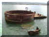 part of the ship that is raised above the water - click on pic for larger representation