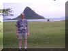 Bruce in front of Chinaman's hat - click on pic for larger representation