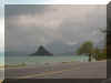 View of Chinaman's Hat from the highway - click on pic for larger representation