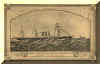 City of New York - Inman Line - Back cover of original ship manifest - Click on picture to see larger representation
