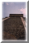 This is Bruce at the top of the pyramid, which he climbed! You can barely see his white shirt on the very top of the steps. Click on picture to see larger representation